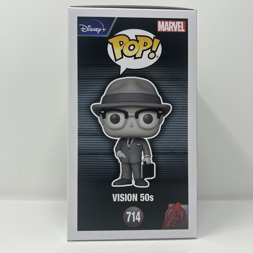 Funko Pop WandaVision #714 Vision 50s Vinyl Bobble Head collectible toy Figure - Picture 15 of 16